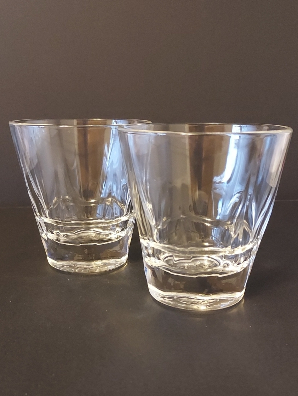 Buchanan's Scotland Collectible Heavy Base Whiskey Glasses Set of 2